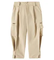 [Chloe Kids] Chloé Kids Cotton cargo pants Y 14 beige