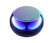 S29 Mini Wireless Bluetooth Speaker Electroplating Gradient Small Steel Cannon Portable Home Audio for Home Use Acoustics