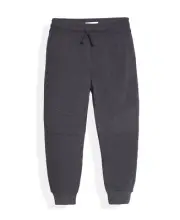 Epic Threads Boys Moto Fleece Jogger Charcoal Grey Heather Size Large