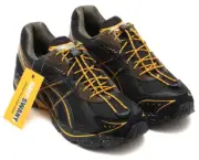 GRIP SWANY × atmos × Asics GT-2160 Black Yellow 1203A574-001 Men US 8 - 12