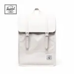 【HERSCHEL】官方直營 後背包 15吋筆電包 書包 拉鍊 防潑水 17.5L SURVEY II 白(10999-06108-OS)