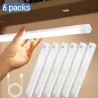 6x Motion Sensor PIR Light Battery Powered Night Light Closet Stair Rechargeable