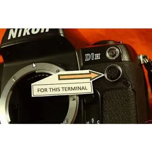 【經典古物】稀少 原廠 Nikon Fuji 適用 電子快門線孔蓋 快門線端子蓋 大孔蓋 D850 D300 F100