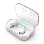 M7 TWS 5.0 Bluetooth Earphones Power LED Display Wireless Earphone Sport Earbuds 6D Stereo Game Headset white