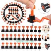 50-200pcs Tile Leveling System Kit Reusable Tile Spacer Wall Floor Clips Tool US