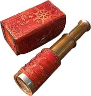 6 Inch Marine Brass Pocket Telescope with Wooden Box/Best