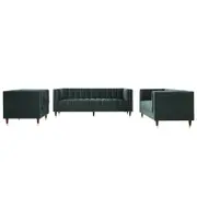 Malbec Sofa Set Green