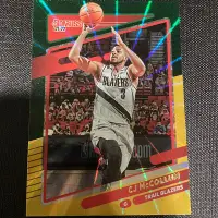 在飛比找Yahoo!奇摩拍賣優惠-CJ McCollum Donruss 放射亮卡