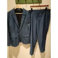 在飛比找蝦皮購物優惠-臺灣製SHUAY JIUNN男西裝套裝/藍