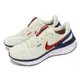 Nike 耐吉 慢跑鞋 Air Zoom Structure 25 米白 深藍 紅 路跑 氣墊 男鞋 DJ7883-001