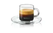 NEW IN BOX Nespresso Vertuo Glass Espresso Cup & Saucer 2.7 fl oz 80 mL Coffee