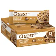 Quest Nutrition Chocolate Chip Cookie Dough Protein Bars, High Protein, Low Carb