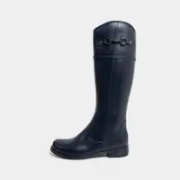 在飛比找蝦皮商城優惠-R&BB雨鞋雨靴-時尚極簡100%防水推薦 皮感個性V口拉鍊