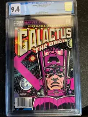 CGC 9.4 SUPER-VILLAIN CLASSICS #1 GALACTUS THE ORIGIN WHITE PAGES 1983