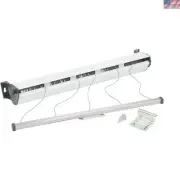 Honey Can Do,Alloy Steel 5-Line Retractable Outdoor Clothesline White, 37.01"...