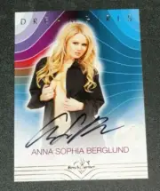 2017 Benchwarmer ANNA SOPHIA BERGLUND Dreamgirls #5 Gold Foil Black Auto PLAYBOY