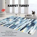 土耳其地毯英國 90X140CM 防滑鴕鳥地板地毯無公平原裝墊子