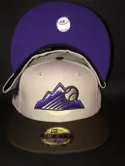 New Era Colorado Rockies Fitted Size 7 1/4 Pro Image Exclusive