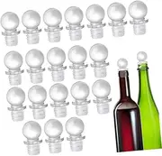 SHERCHPRY 20Pcs Decorative Ball Caps for Perfume Makeup Convenient Container Caps Lightweight Glass Bottle Tops Unique Design for Home Decor