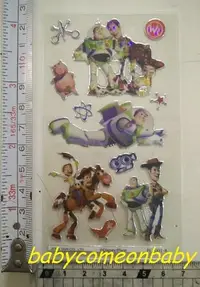 在飛比找Yahoo!奇摩拍賣優惠-卡通貼紙 玩具總動員 Toy Story 巴斯光年 胡迪警長