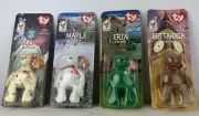 TY Beanie Babies Set 1999 McDonalds Erin Britannia Glory Maple Orig Package Tags