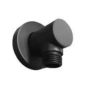 ACA Black Round Brass Water Inlet Connector G1/2'' Female End