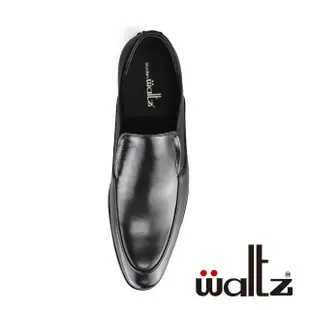 【Waltz】上班族首選 素面側V 紳士鞋 皮鞋(512059-02 華爾滋皮鞋)