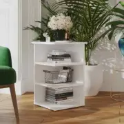 NNEVL Side Cabinet White 35x35x55 cm Chipboard