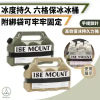 在飛比找momo購物網優惠-【Chill Outdoor】ISE 手提式 六格鋁罐保冰桶