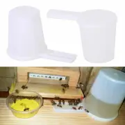 2 Set Beekeeping Honey Entrance Water Drinker Bowl Bee Feeder Bottle Hive Tool