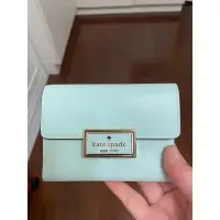 在飛比找蝦皮購物優惠-全新Kate spade Tiffany綠 中夾