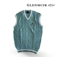 在飛比找momo購物網優惠-【Glenmuir】苔綠V領背心(針織衫 毛衣 長袖毛衣 線
