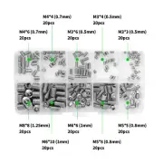 M4-M8 Assorted Stainless Steel Allen Head Socket Hex Set Grub Screw Cup Point