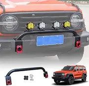 X-CAR Nudge Bar for GWM Tank 300 2023-Onwards Bullbar Front Bumper LED Light Holder Decoration Modification Accessories