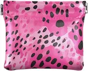 [YXYZRMY] PU Leather Squeeze Coin Purse Red Black Leopard Print, Coin Pouch Change Holder for Women Men, Mini Portable Cosmetic Bags for Women, Multi-colored, one size, Multi-style, Multi-colored, one