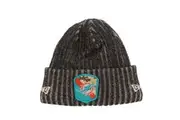 New Era Mens NFL Miami Dolphins Knitted Beanie (Black) (One Size)
