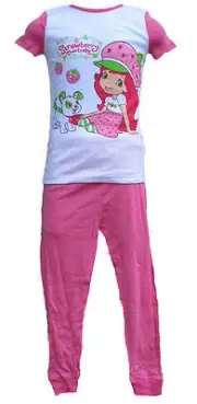 Short Sleeve Strawberry Shortcake Girls Pajamas size 2T