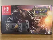 New Nintendo Switch Monster Hunter Rise Console Deluxe Edition w/Game Download