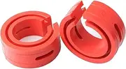 2 Pcs Car Shock Buffer Power Cushion for Noise Reduction, Flexible Rubber Bumper Coil Spring Spacer for Smooth Driving Experience (C)