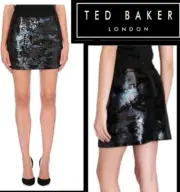 Ted Baker MIkania Camouflage Sequin Size 3(US 8) RT $245