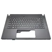 Black 15.6" Palmrest W/ Backlit Keyboard 3076V1C214 For MSI GS66 Stealth MS-16V1