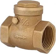 Brass Check Valve with Internal Thread DN20, Prevents Water Backflow, Maximum Pressure 232 PSI, Easy Installation