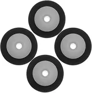 Homoyoyo Replacement Pinch Rollers for Radio Tape Cassette Recorder Audio Players 4 Pack Rubber Plastic