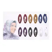 12 Pcs Pin Headscarf Needle Color Pin Scarf Buckle Brooch