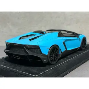 【MR限量樹脂車】1/18 Lamborghini Aventador LP720-4 Roadster1:18 模型車