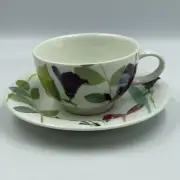 Portmeirion ‘Water Gardens’ Breakfast Cup & Saucer • Tea/Coffee • New