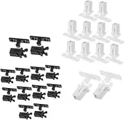 24pcs Trash Can Buckle Door Lock Mini Push Latch Mini Trash Can Latch Garbage Can Spring Locks Small Lock Door Spring Locks Replacement Latch Door Latch Garbage Can Accessories