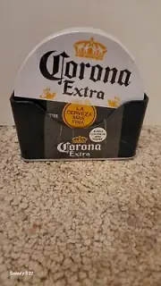 Brand New Corona Extra Tin Coasters With Holder!