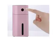 LED Color Mini Mist Humidifier Portable USB Timing Air Purifier Humidifier 180ml Quiet Mute Humidifing Device-PINK