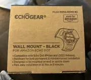 Made For Amazon Wall Mount, Black, for Echo Dot (4th generation) Echogear New